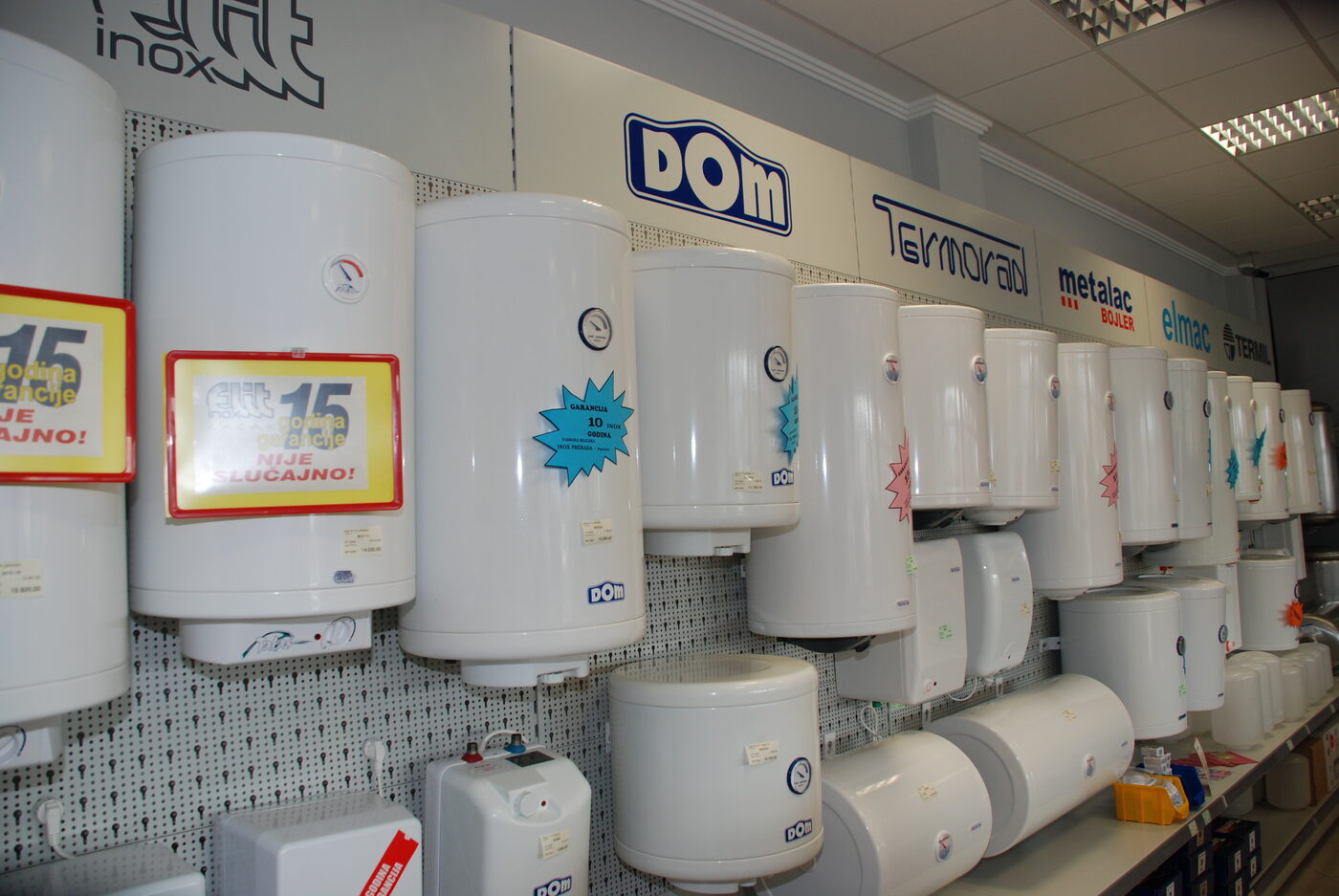 Prodaja bojlera i rezervnih delova u Novom Sadu